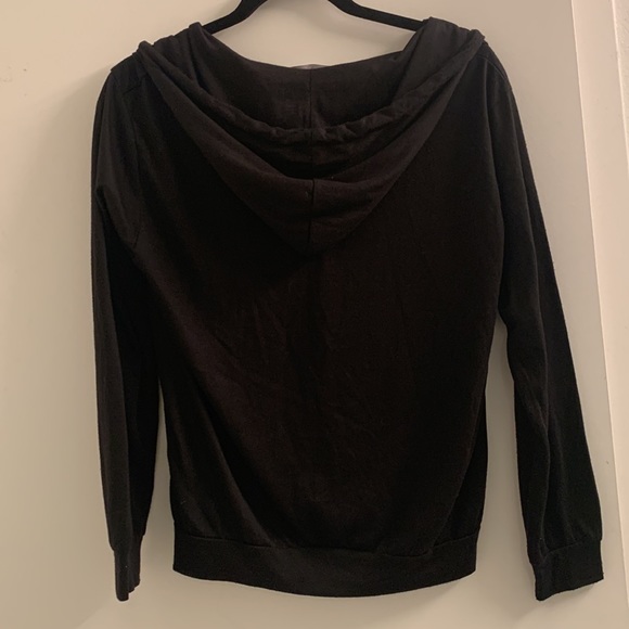 Black Zip Hoodie - Picture 2 of 2